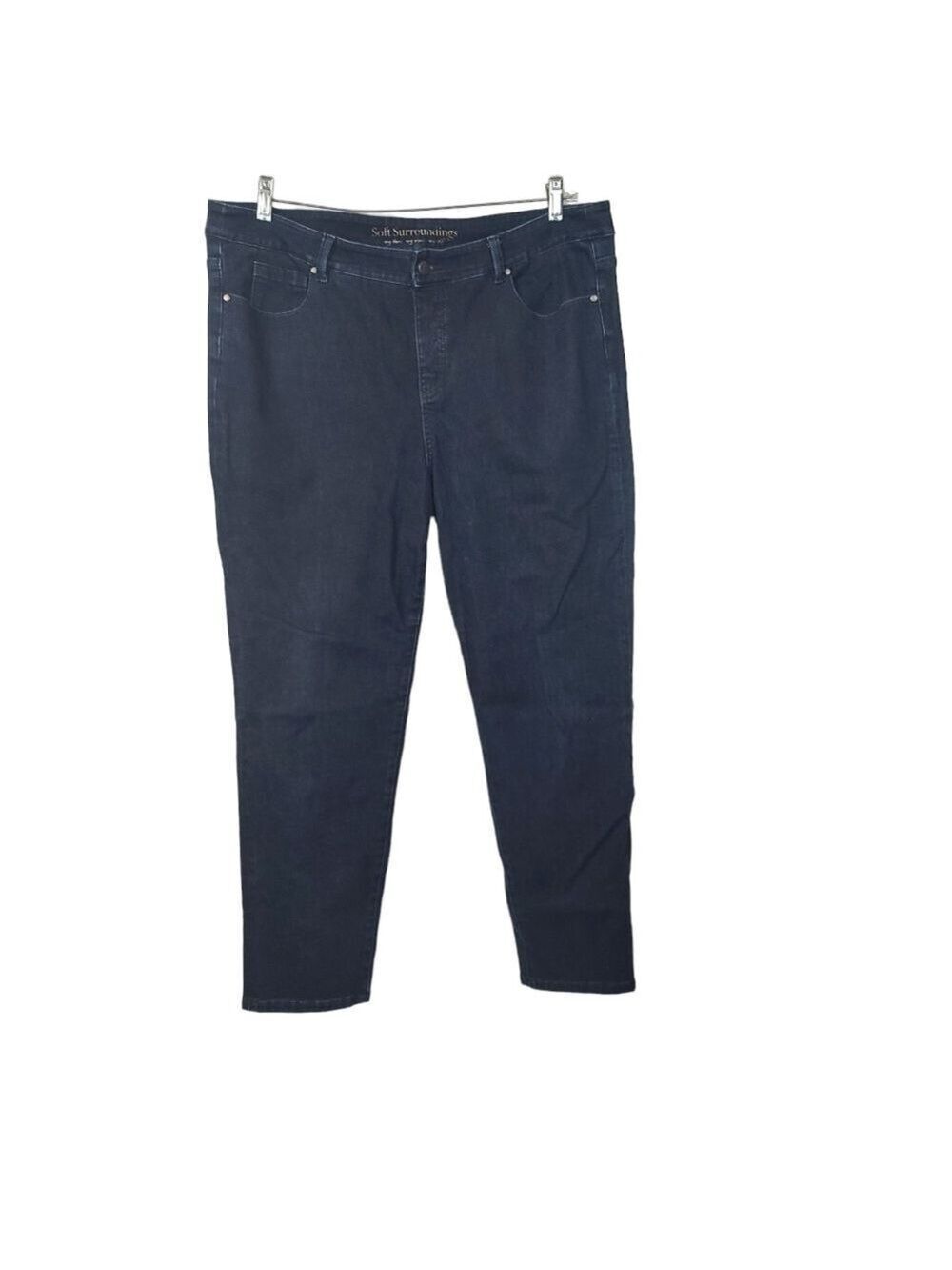 Soft Surroundings Dark Blue Jeans XL